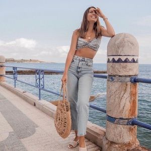 ZARA FLORAL CROP TOP